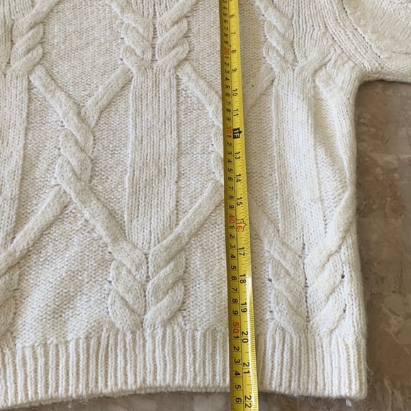 Massimo Dutti cable knit wool sweater, Small - Picture 12 of 15